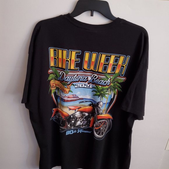 Bike week 2021 Daytona Beach/Lone Star Rally Galveston TX. T-shirt Size 2X. - Picture 6 of 15